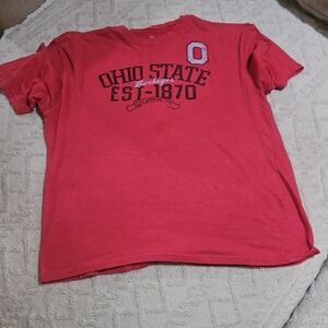 J. America Vintage Red Ohio State T-shirt Size Xxlarge